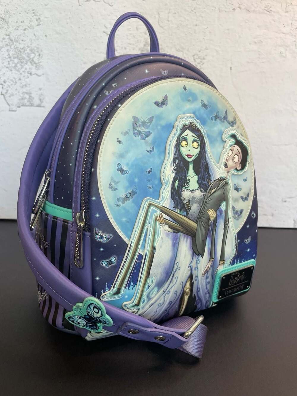 Loungefly Tim Burton's Corpse Bride Moon Mini Backpack